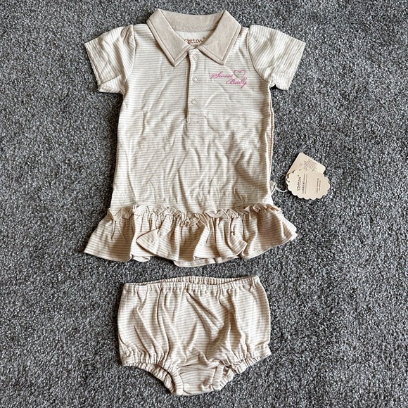 NWT Baby Girl 3 piece lot, organic cotton - Picture 3 of 14
